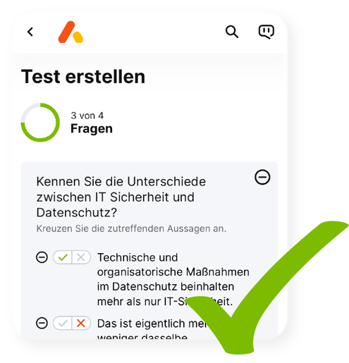 Test erstellen