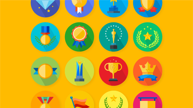 Badges Aprenia Gamification overview