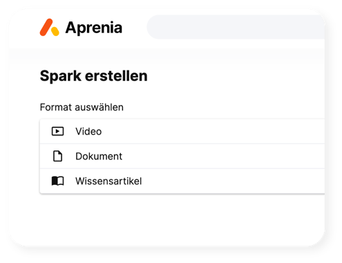Aprenia Create a spark