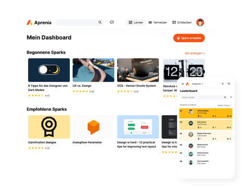 Aprenia mein Dashboard Aprenia mein Dashboard